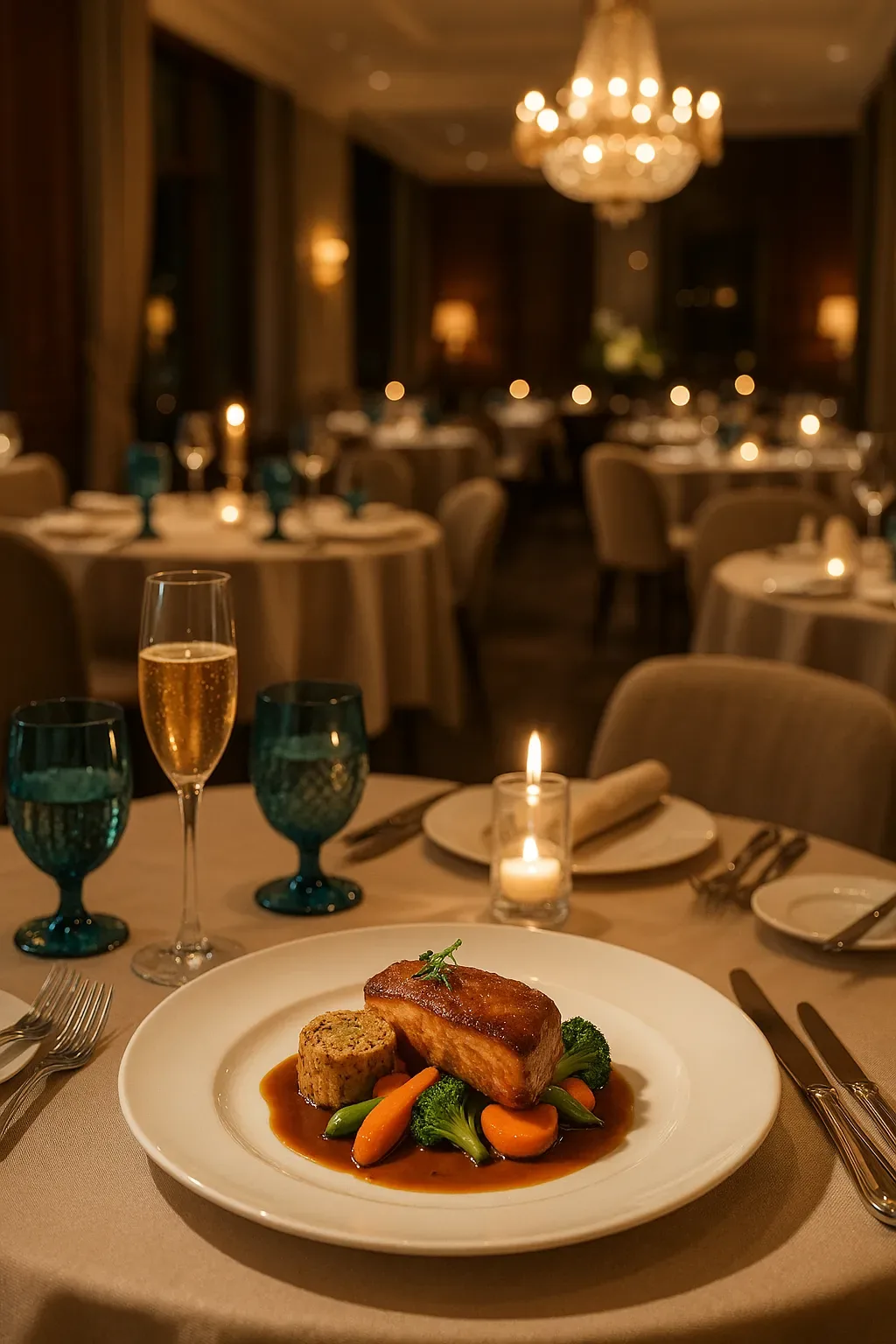 Fine dining table