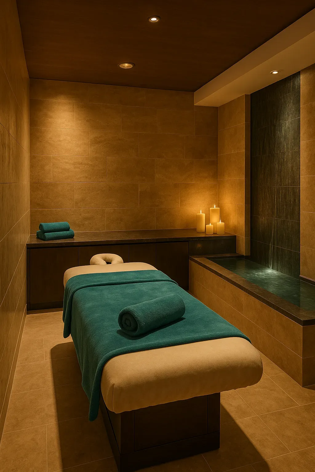 Spa treatment room
